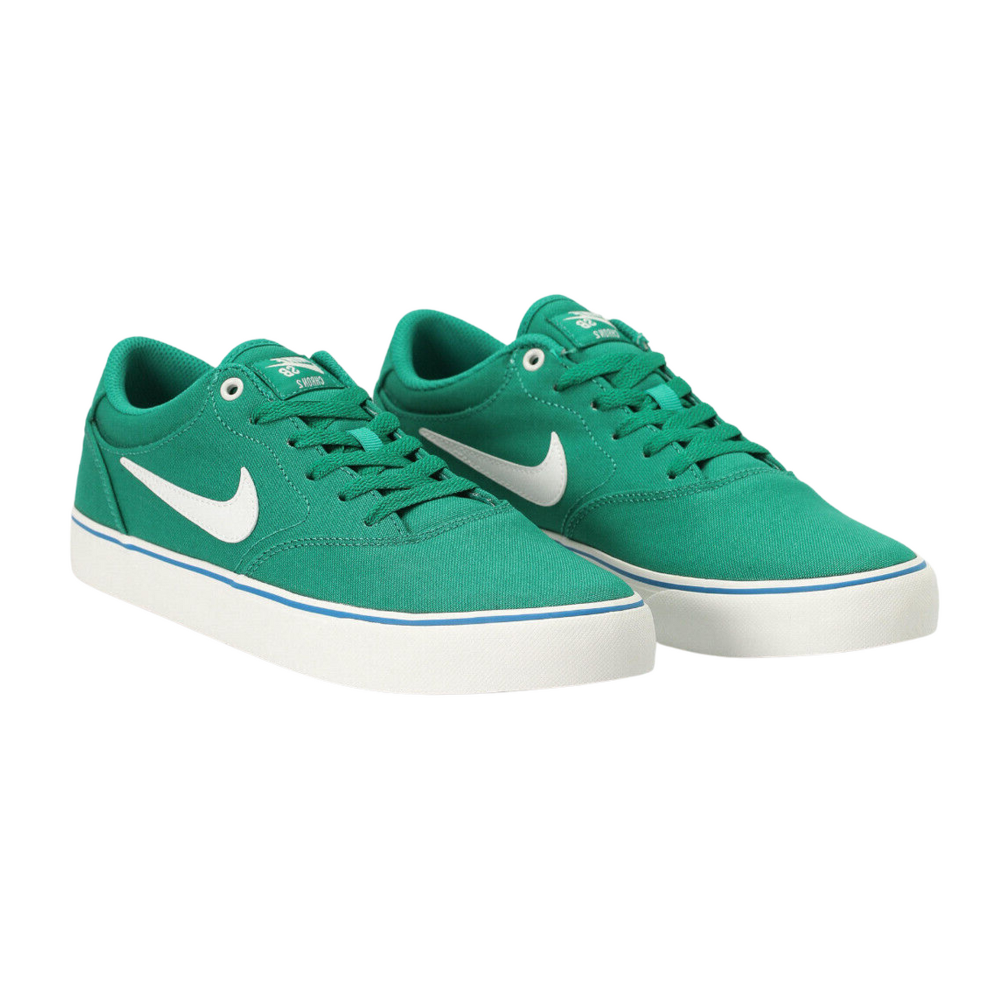 Nike SB Chron 2 Canvas Herren Sneaker – Skateschuhe Grün/Weiß, Atmungsaktiv & Stylisch
