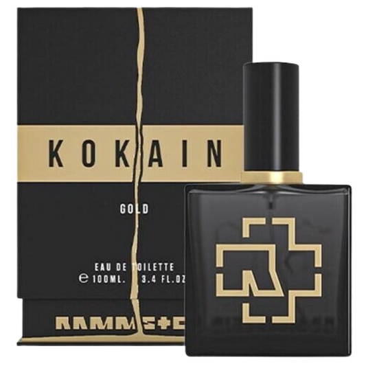 Rammstein KOKAIN GOLD Eau de Toilette 100ml – Exklusives Herren Parfum mit Würziger & Holzig-Sinnlicher Note