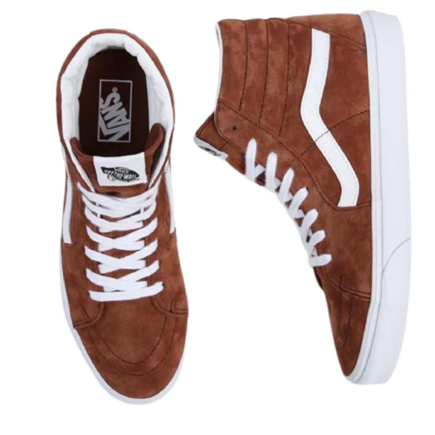 Vans Unisex Sk8-Hi Pig Suede Leder Sneaker Braun – Kultiger High-Top Schuh