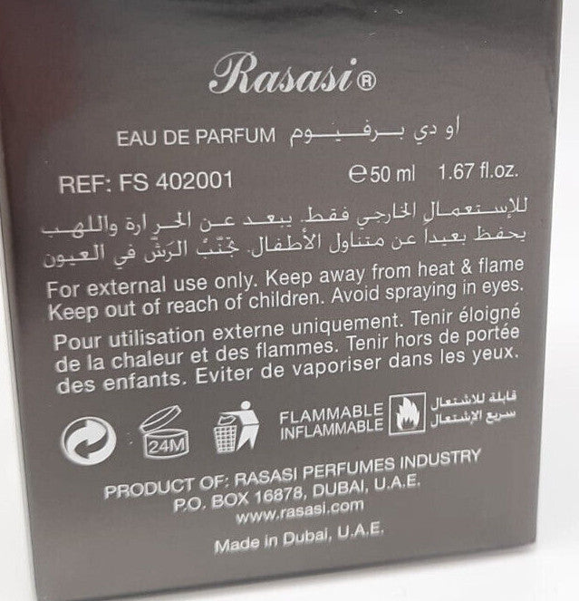 Rasasi Fattan Pour Homme EdP 50 ml Herrenparfum orientalisch holzig frisch