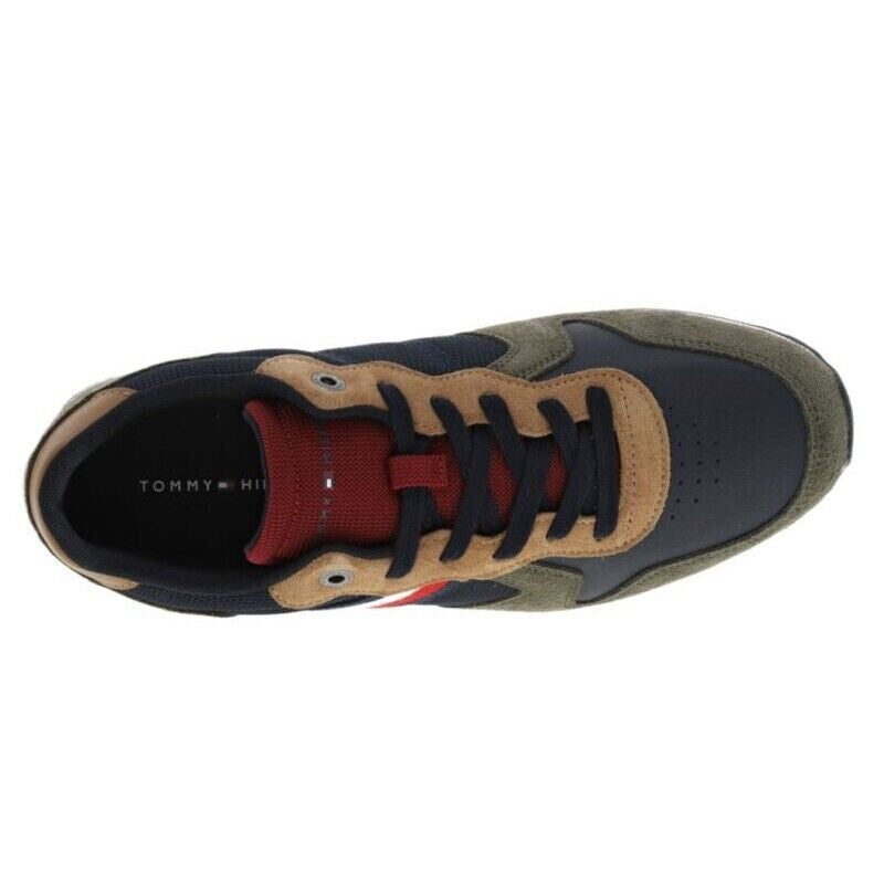 Tommy Hilfiger Herren Sneaker Runner Lo Color Mix Größe 46