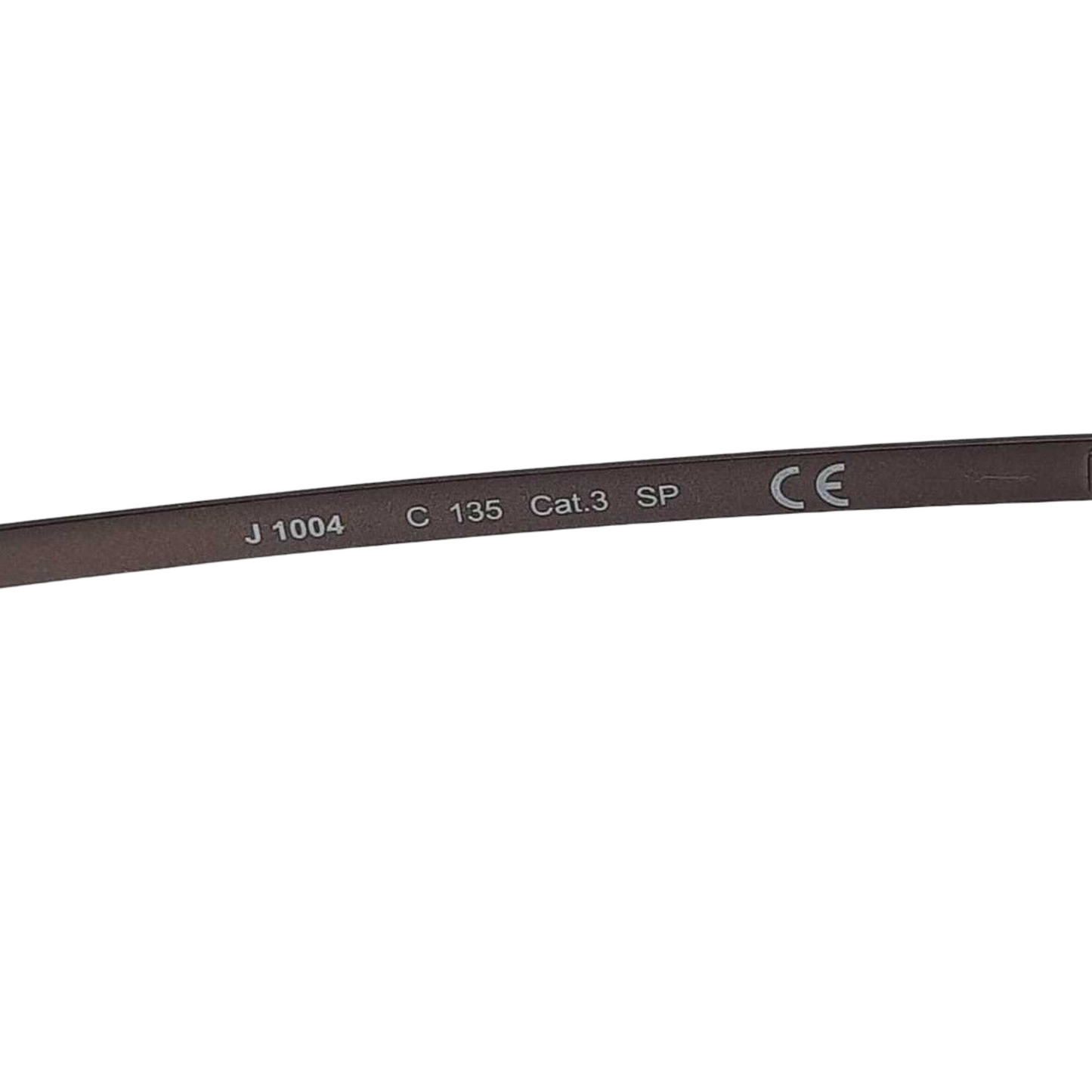 JIL SANDER Piloten-Sonnenbrille Unisex – Modell J1004-C-6211-135-V285 Schwarz Halbrand-Rahmen & Getönte Gläser