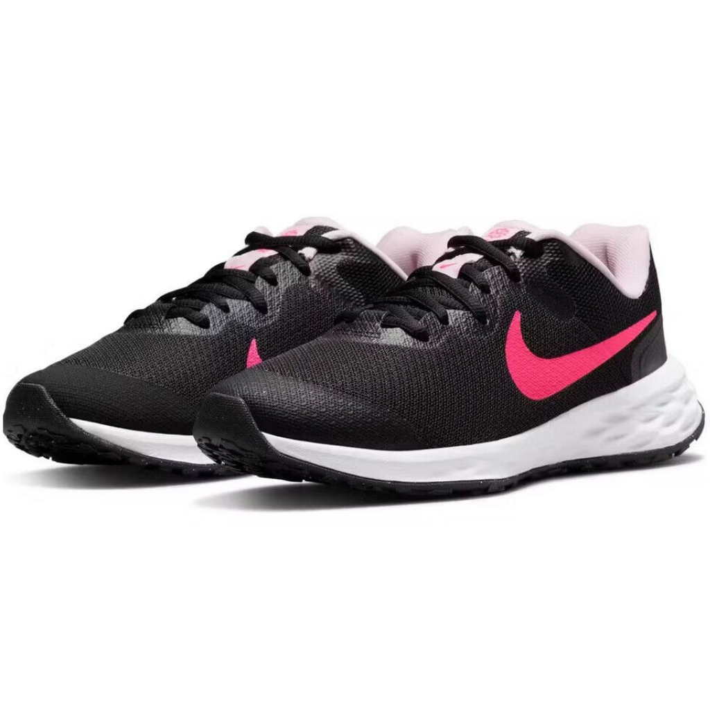 Nike Kids Revolution 6 NN (GS) – Schwarze Sneaker für Sport & Laufen