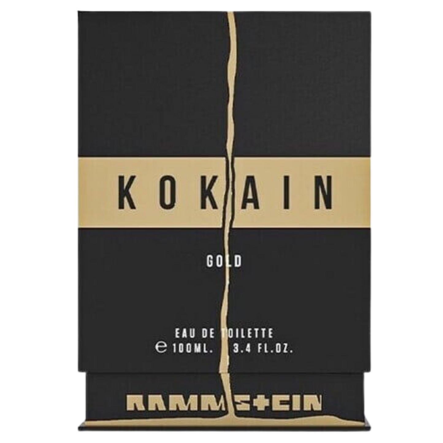 Rammstein KOKAIN GOLD Eau de Toilette 100ml – Exklusives Herren Parfum mit Würziger & Holzig-Sinnlicher Note