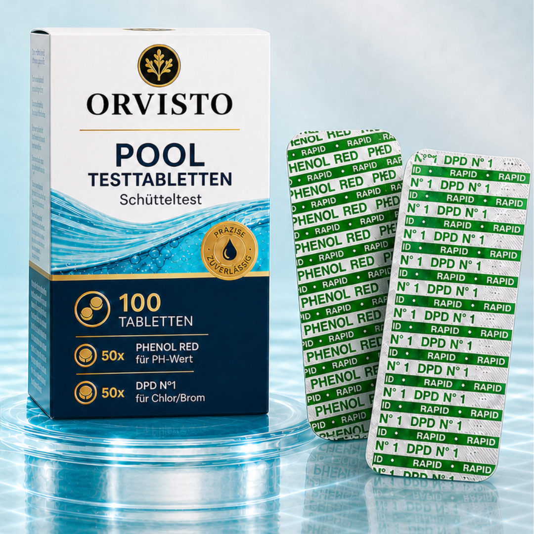 2x50 Tabletten Rapid Chlor DPD 1 + pH Wert Phenol Red Pool Wasserwerte testen